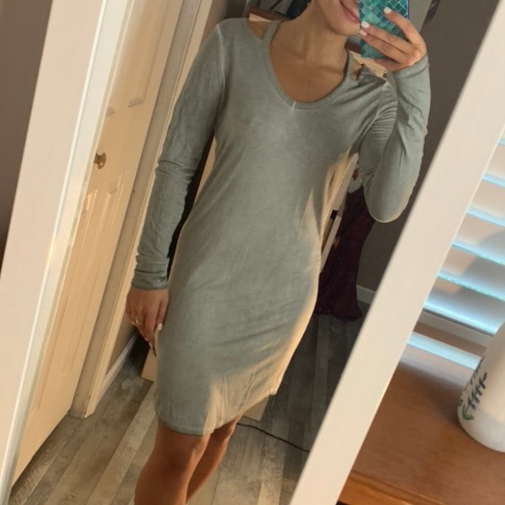 Grey Rustic Dress